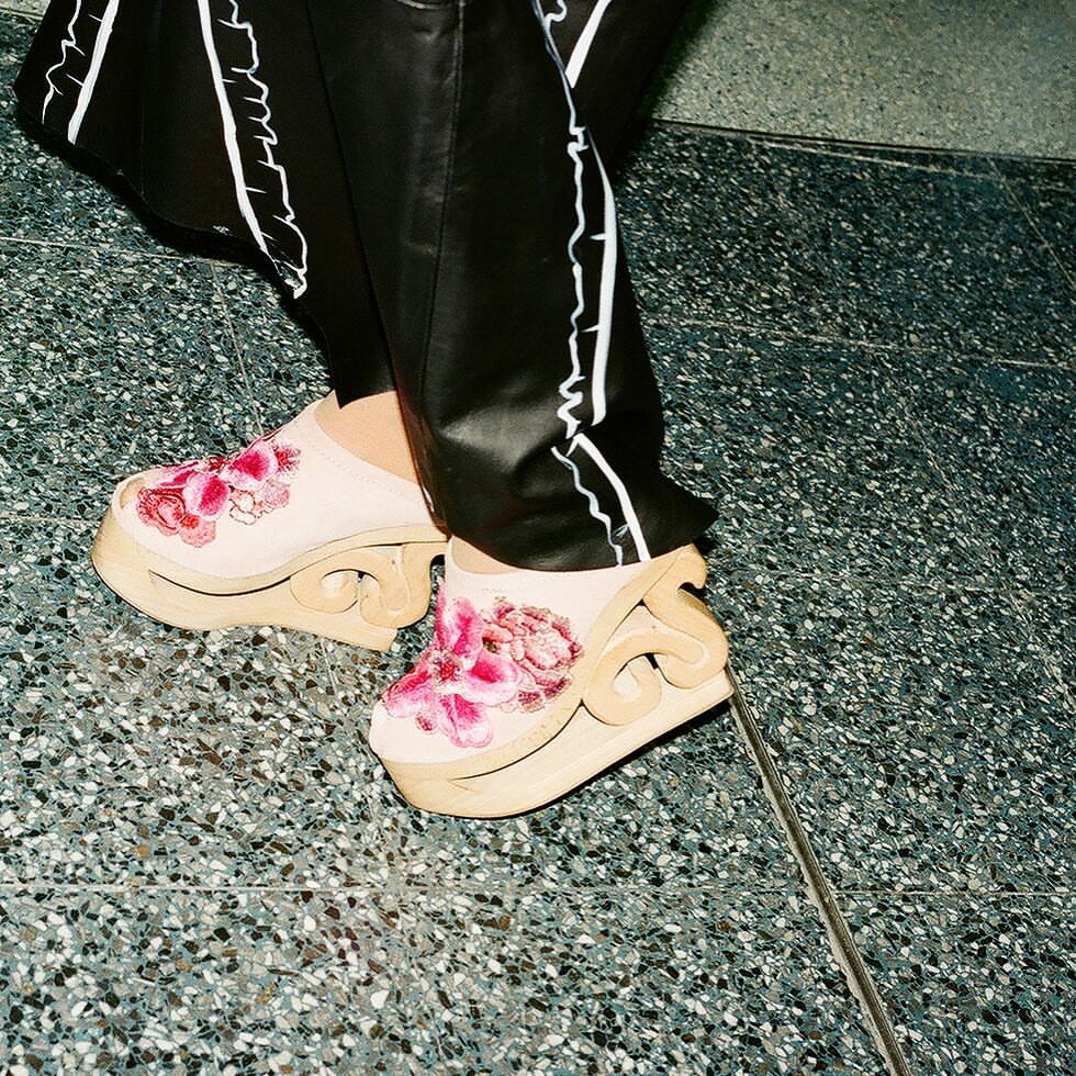 原木厚底女装鞋