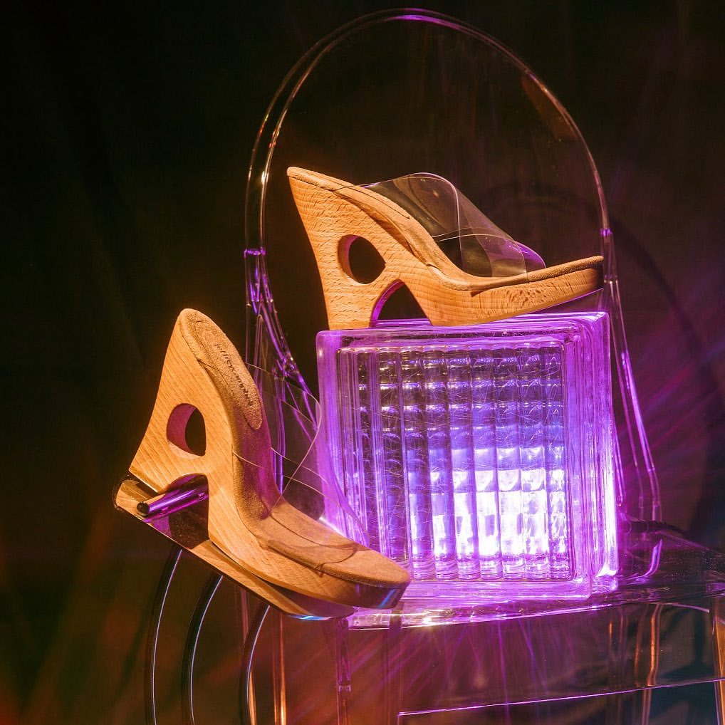 原木厚底女装鞋