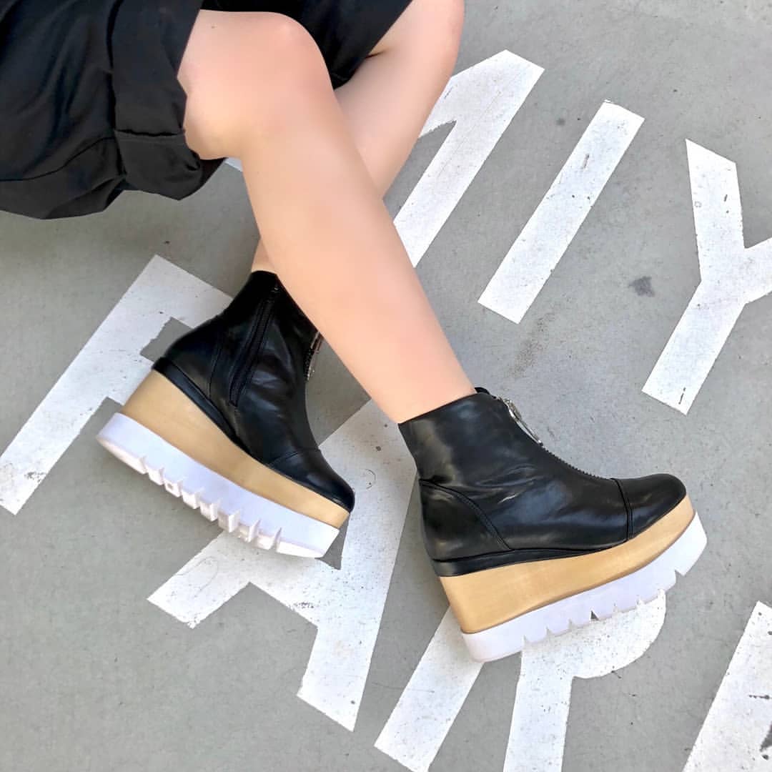 原木厚底女装鞋