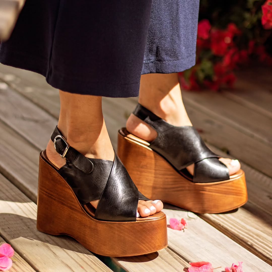 原木底台鞋-57JC021