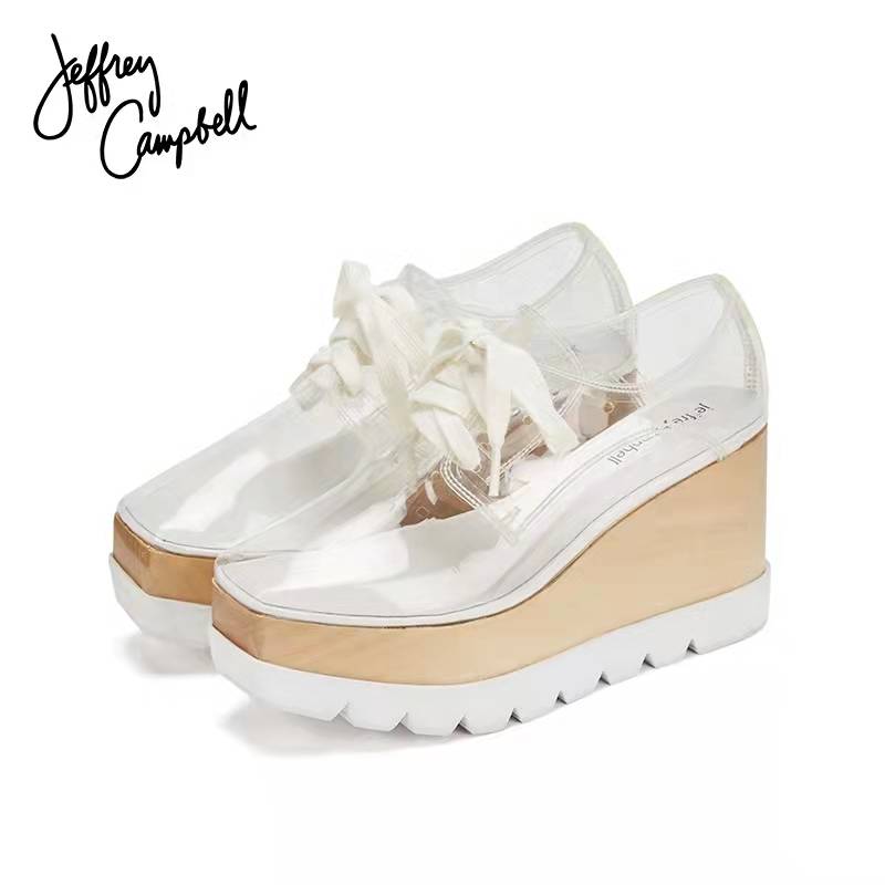 圆木厚底女装鞋